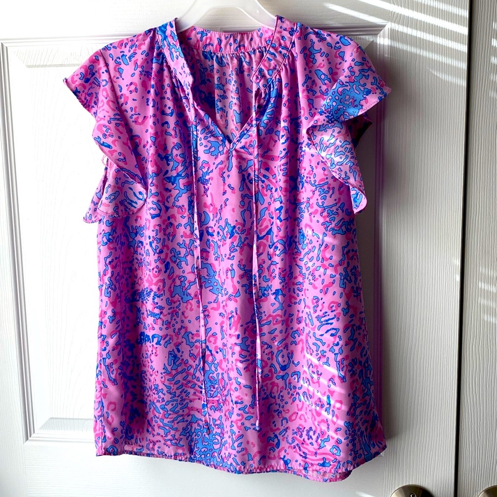 Boutique Reef V Neck Sleeveless Top